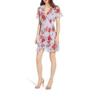All in Favor Isabella Wrap Minidress